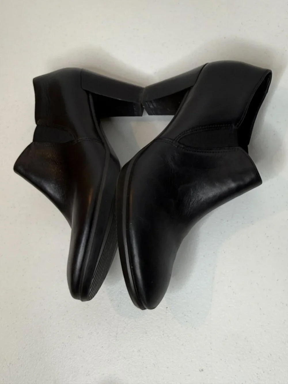 Ecco black leather